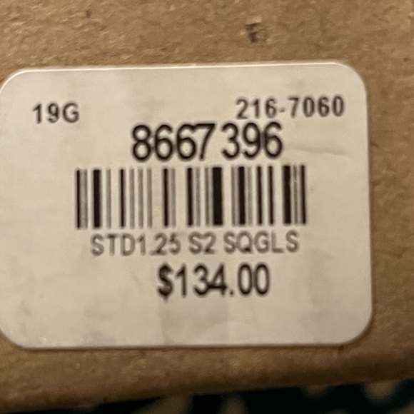 POTTERY BARN PB Standard square glass finials x 2 NEW in box - Picture 4 of 15